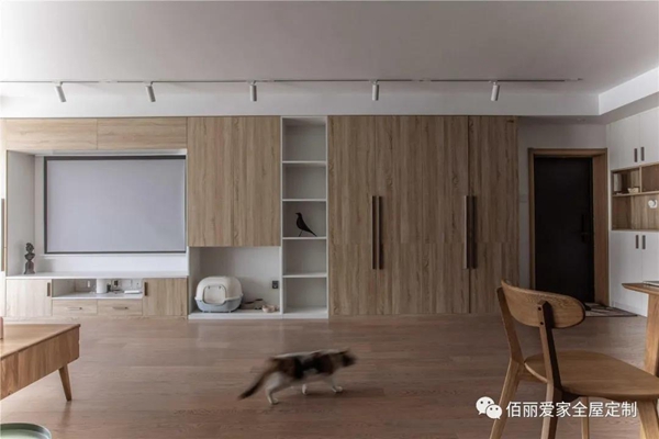 佰丽爱家全屋定制：100㎡北欧风3室，装修满足基础生活