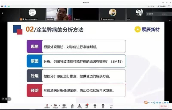 展辰新材：“云端”架桥，共同成长丨经典工艺及涂装案例线上分享顺利开展