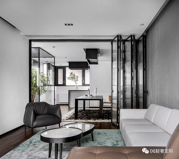 DE轻奢定制：永不过时的黑白灰，轻松提升全屋格调