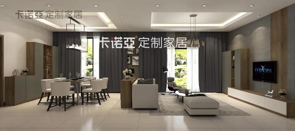 卡诺亚定制家居：区隔功能空间并非只有隔断墙可以做到