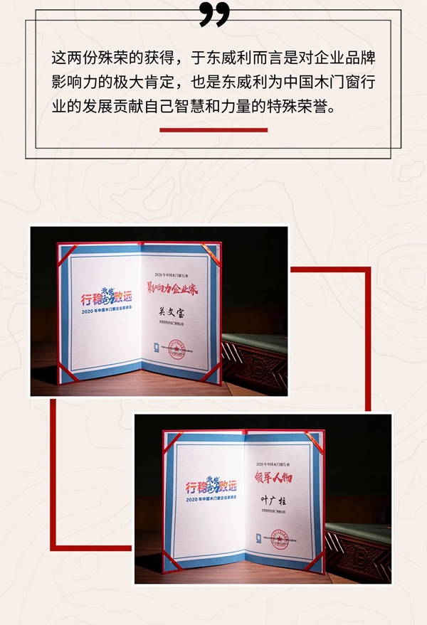 东威利整装 | 2020年中国木门窗企业家峰会隆重召开