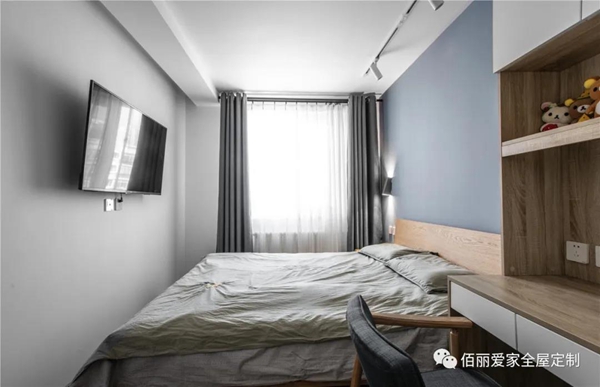 佰丽爱家全屋定制：100㎡北欧风3室，装修满足基础生活
