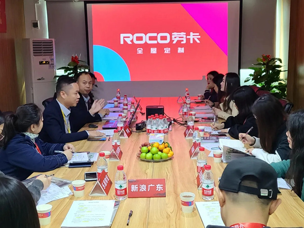 人民网、环球网等媒体来访劳卡全屋定制，了解全球定制之都优秀品牌的魅力