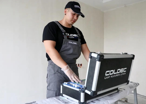 蔻帝COLDEC墙面定制告诉你艺术漆的施工流程
