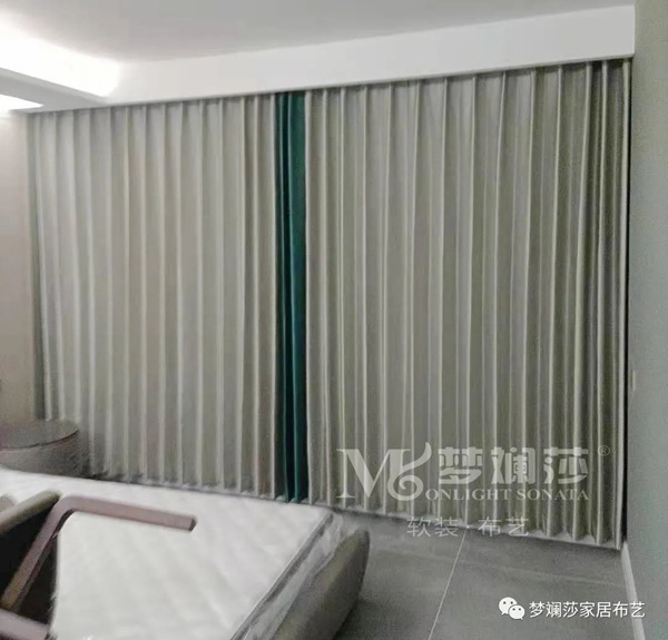 梦斓莎软装：轨道窗帘安装要点