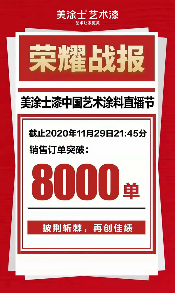 美涂士中国艺术涂料直播节圆满举行 美涂士中国艺术涂料直播节圆满举行