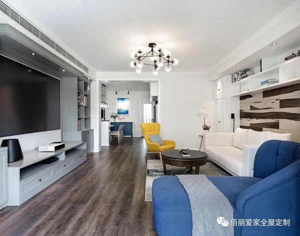 佰丽爱家全屋定制：140㎡北欧风3居室