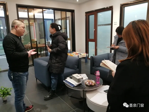 2020年度墨泉门窗总经理带队走访市场