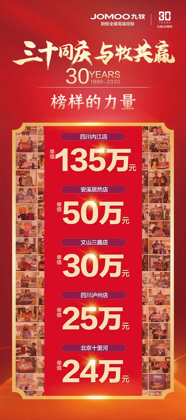 三十同庆，与牧共赢丨九牧全屋高端定制年会钜惠招商火热来袭