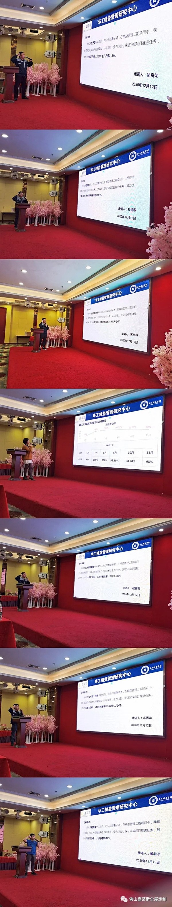 嘉蒂斯全屋定制&华工精益,一期总结表彰暨二期启动“双十二”庆典 嘉蒂斯全屋定制&华工精益,一期总结表彰暨二期启动“双十二”庆典