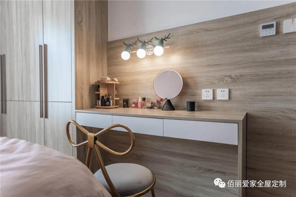 佰丽爱家全屋定制：100㎡北欧风3室，装修满足基础生活