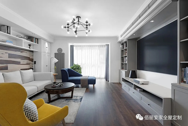 佰丽爱家全屋定制：140㎡北欧风3居室