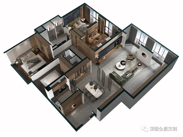 顶固全屋定制：克里特系列