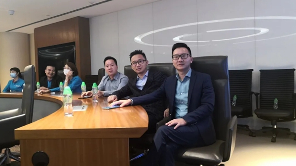 博仕门窗铁三角走进腾讯总部
