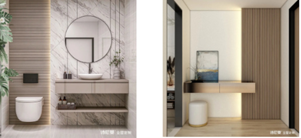 诗尼曼全屋定制：该不会认为护墙板只能用来护墙吧？