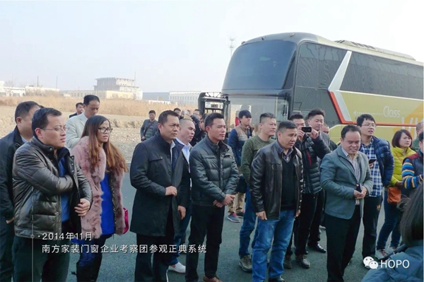 技术碰撞,正典系统来访好博窗控技术 技术碰撞,正典系统来访好博窗控技术