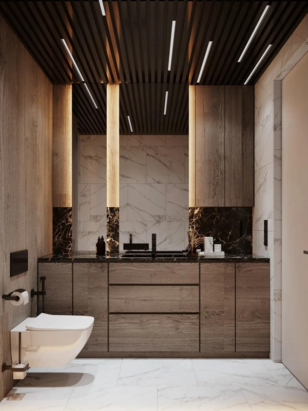 瑞宝软装：2021，卫生间流行这样设计！