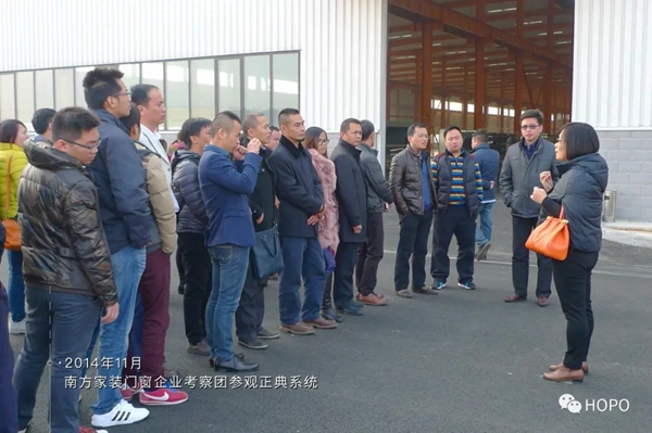技术碰撞,正典系统来访好博窗控技术 技术碰撞,正典系统来访好博窗控技术