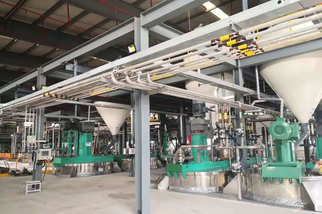 展辰新材珠海工厂质感涂料新产线正式投产