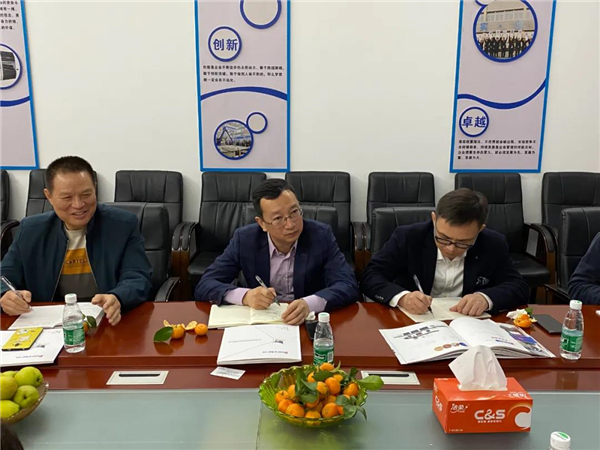 迪峰机械：广东省环境保护宣传教育中心领导一行莅临迪峰机械调研座谈