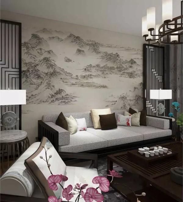 玉兰家居国风墙画大赏，沉淀千年的东方腔调