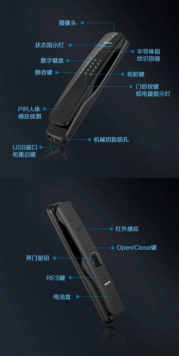 飞利浦智能锁首款视频智能锁亮点抢先看