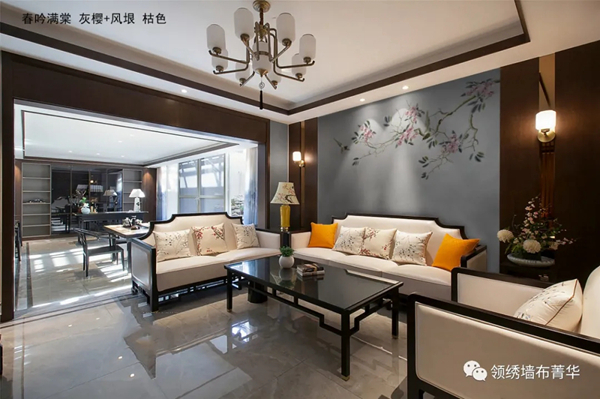 领绣墙布菁华：山河墨卷，东方雅韵