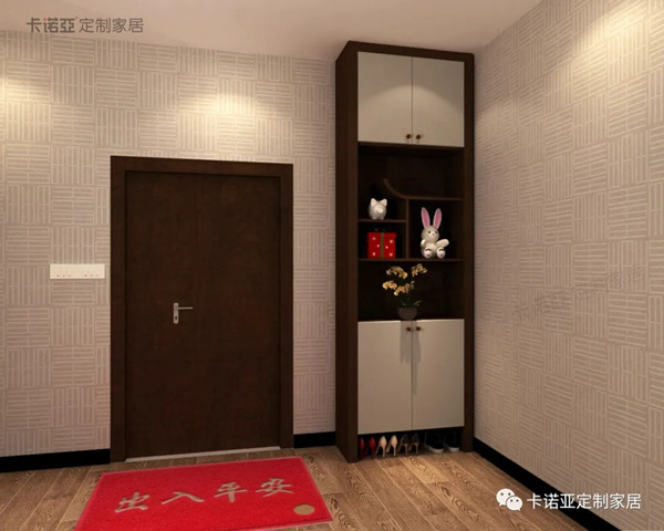 卡诺亚定制家居:如今盛行这样的玄关柜 卡诺亚定制家居:如今盛行这样的玄关柜