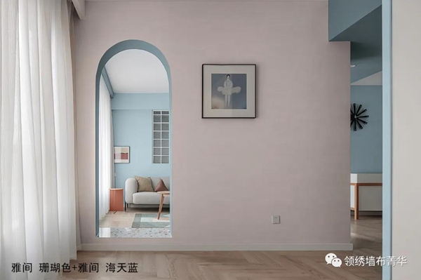 领绣墙布菁华：干净舒适北欧风，生活与艺术的完美结合！