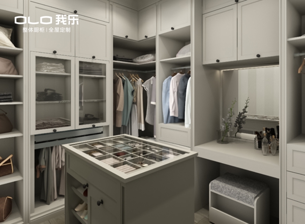 我乐整体厨柜|全屋定制：一个展示柜，藏下成年人的诗与远方