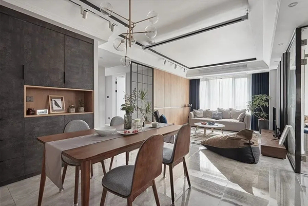 帅太全屋定制：115m²北欧三居，邻居进门就惊呆！