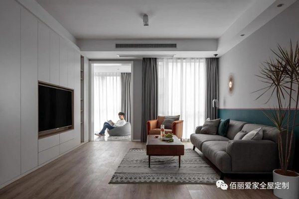 佰丽爱家全屋定制：120㎡混搭3室