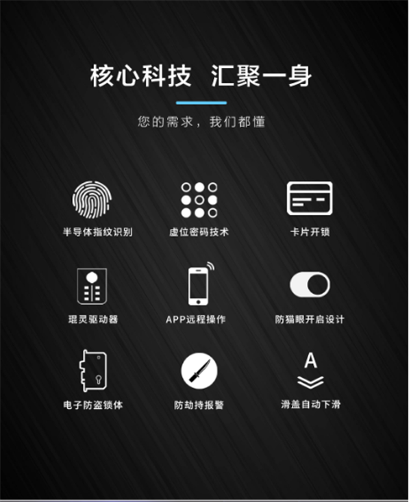 琨山通用：无钥匙D6静音滑盖智能锁焕彩上新