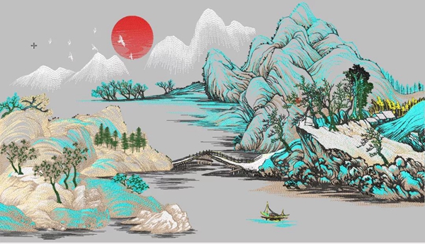 爱漫时最新高端独绣，一面墙撑起一个家的颜值
