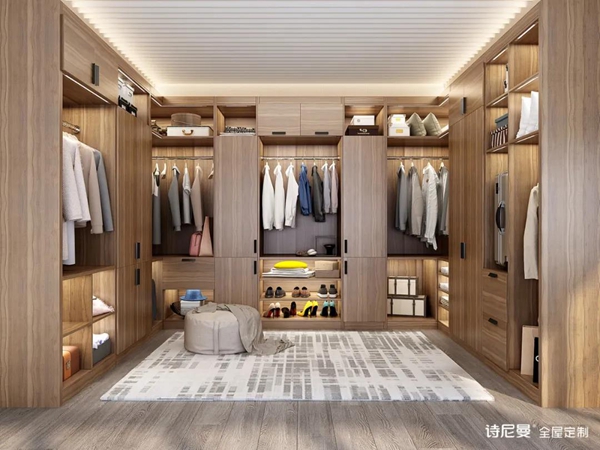 诗尼曼全屋定制：15款实用的衣帽间设计，给热爱生活的你满满仪式感