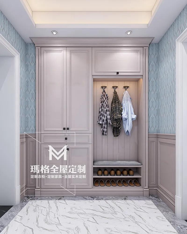 玛格全屋定制：这样设计玄关鞋柜，连专业设计师都直夸好！