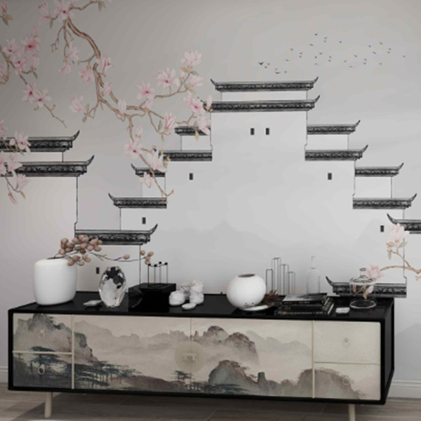 玉兰家居国风墙画大赏，沉淀千年的东方腔调