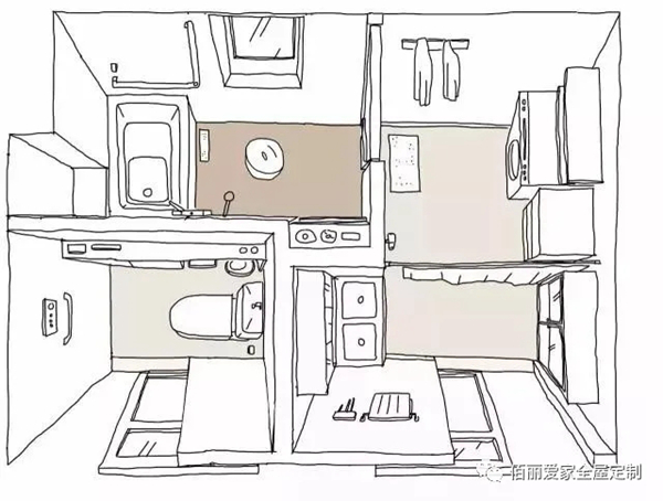 佰丽爱家全屋定制：卫生间干湿分离