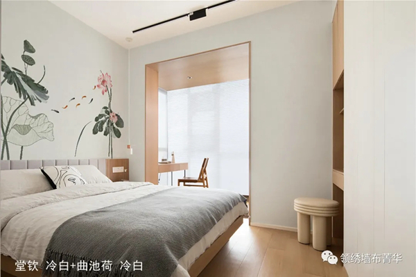 领绣墙布菁华:干净舒适配色,尽显清新时尚家居氛围! 领绣墙布菁华:干净舒适配色,尽显清新时尚家居氛围!