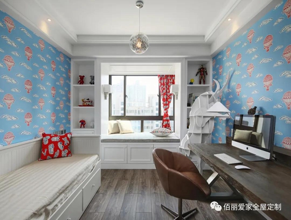 佰丽爱家全屋定制：120㎡美式轻奢，以高级灰为基调，低调又显高贵！