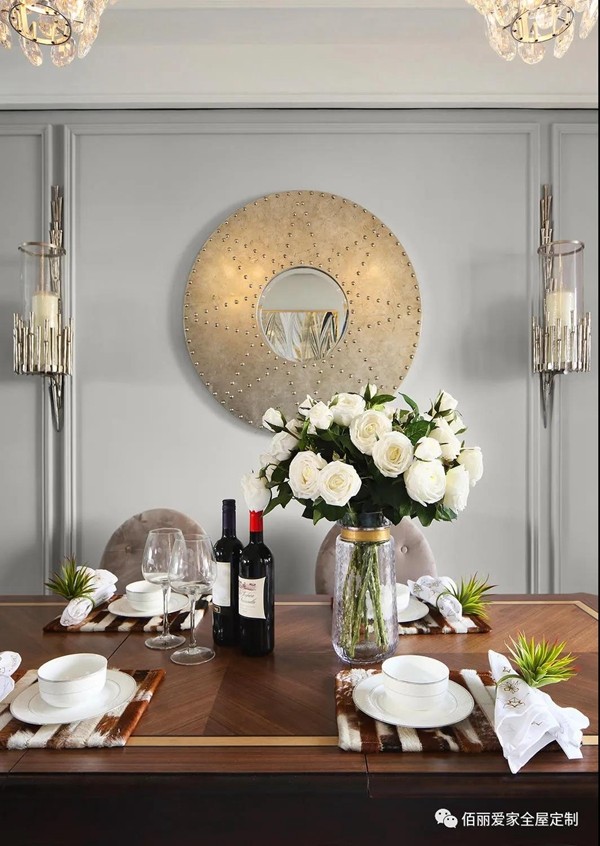 佰丽爱家全屋定制：120㎡美式轻奢，以高级灰为基调，低调又显高贵！