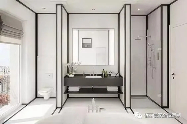 佰丽爱家全屋定制：卫生间干湿分离