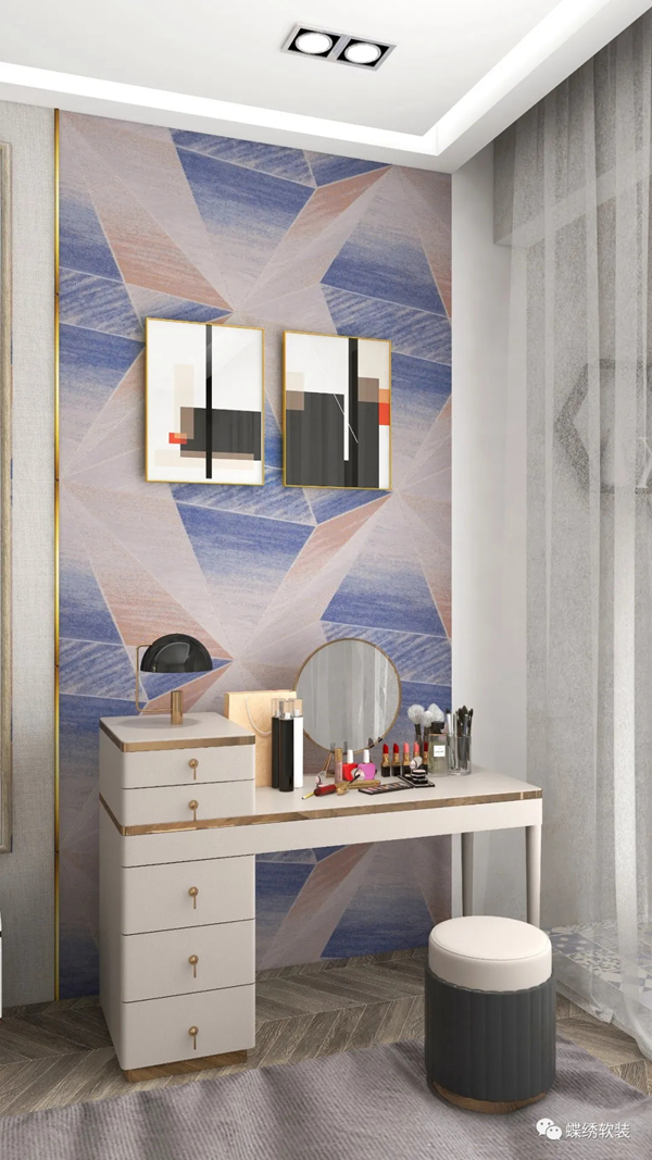 蝶绣软装春季新品琉璃 ：几何与素色的完美碰撞