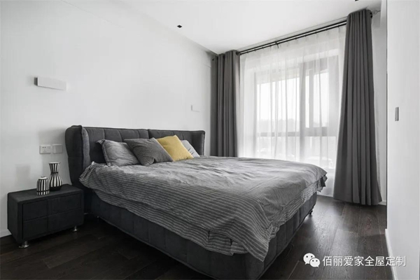 佰丽爱家全屋定制:89㎡极简风,黑白碰撞之间捕捉自然光影! 佰丽爱家全屋定制:89㎡极简风,黑白碰撞之间捕捉自然光影!