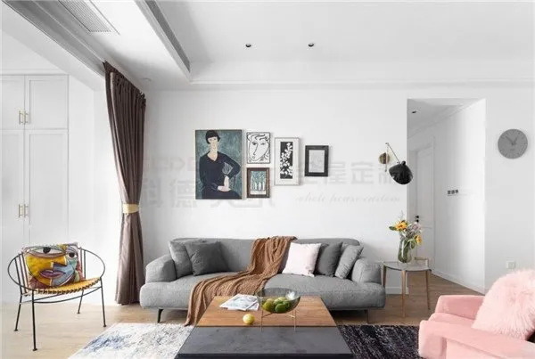 科德贝尔全屋定制120㎡文艺北欧风格案例