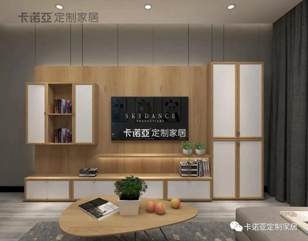 卡诺亚定制家居：过年亲戚来串门，一个高颜值电视柜必不可少
