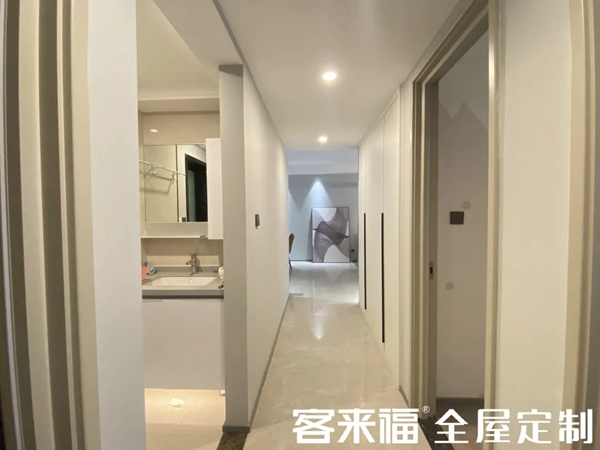 客来福全屋定制:115m²三房两厅全屋定制,在闹中取静