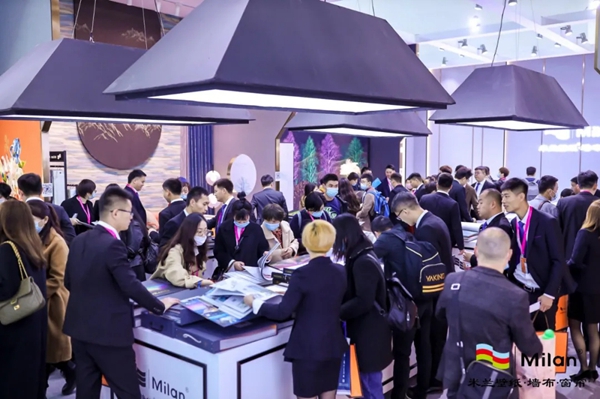 米兰壁纸·墙布·窗帘惊艳亮相第31届中国北京软装饰展会！