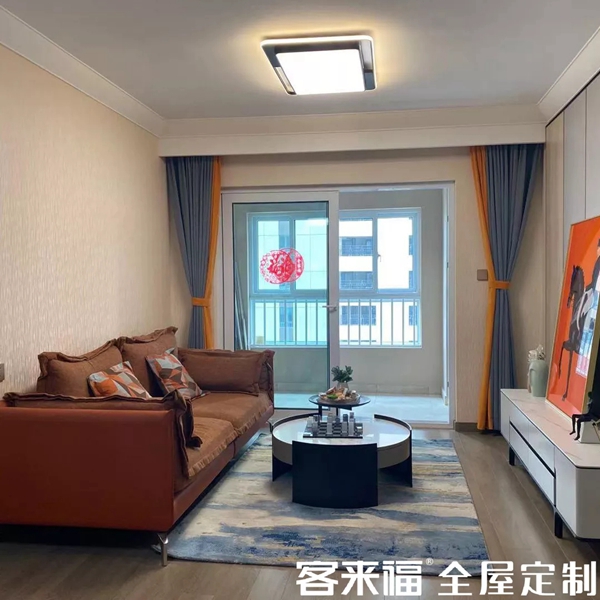 客来福全屋定制：97m²北欧极简全屋定制，在时光中窥见幸福