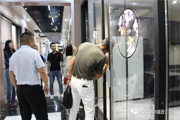 道匠门窗丨欢迎上海喜盈门集团领导莅临参观指导